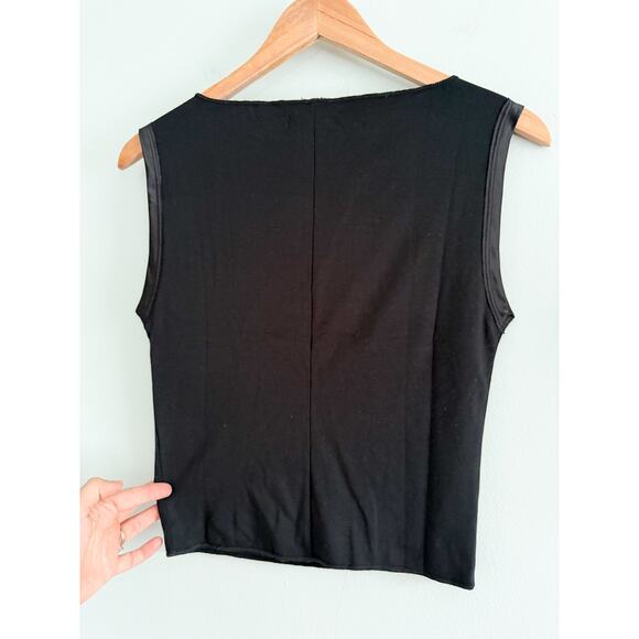 J.Crew | Refined rib shell tank top in Black | Sz M - Picture 10 of 10